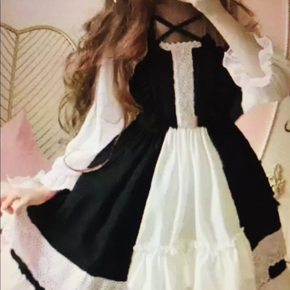 NEW Sweet Harajuku Lolita Dress - Picture 6 of 7